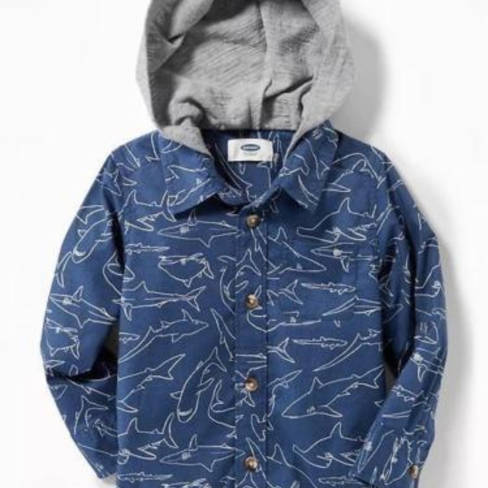 Jersey-Hooded Built-In Flex shirt - Picture 2 of 4